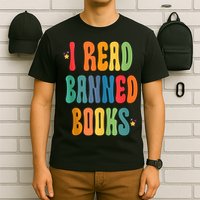 Groovy I Read Banned Books Librarian Reader Bookworm T-Shirt
