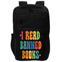 Groovy I Read Banned Books Librarian Reader Bookworm Impact Tech Backpack