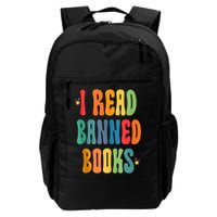 Groovy I Read Banned Books Librarian Reader Bookworm Backpack