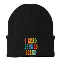 Groovy I Read Banned Books Librarian Reader Bookworm Beanie