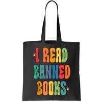 Groovy I Read Banned Books Librarian Reader Bookworm Bag