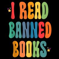 Groovy I Read Banned Books Librarian Reader Bookworm Poster
