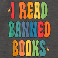 Groovy I Read Banned Books Librarian Reader Bookworm Vector Backpack