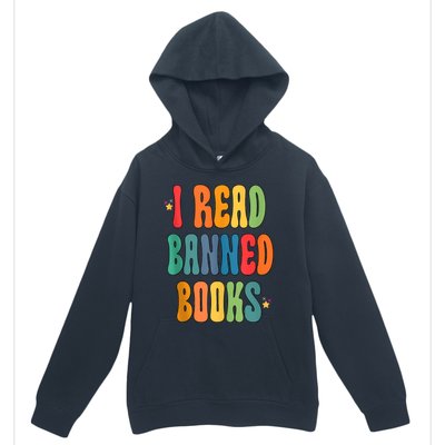 Groovy I Read Banned Books Librarian Reader Bookworm Urban Pullover Hoodie