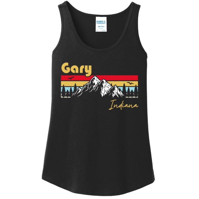 Gary Indiana Roots Hometown Ladies Essential Tank