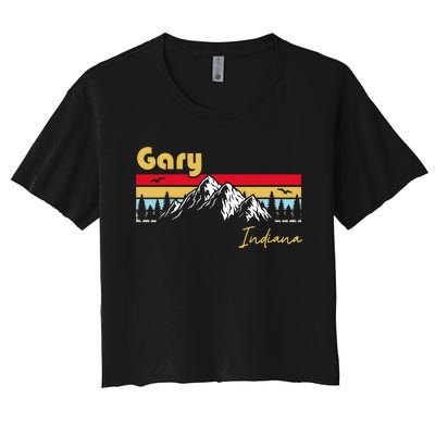 Gary Indiana Roots Hometown Women's Crop Top Tee