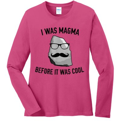 Geology Igneous Rock Magma Science Chemistry Funny Ladies Long Sleeve Shirt