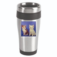 Gaslighting Isnt Real You Crazy B.I.T.C.H Funny Cat Lover 16oz Travel Tumbler