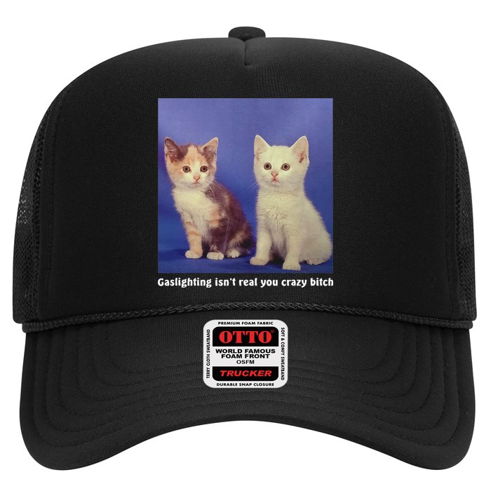 Gaslighting Isnt Real You Crazy B.I.T.C.H Funny Cat Lover Hat