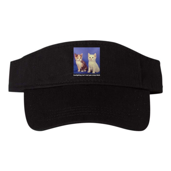 Gaslighting Isnt Real You Crazy B.I.T.C.H Funny Cat Lover Visor