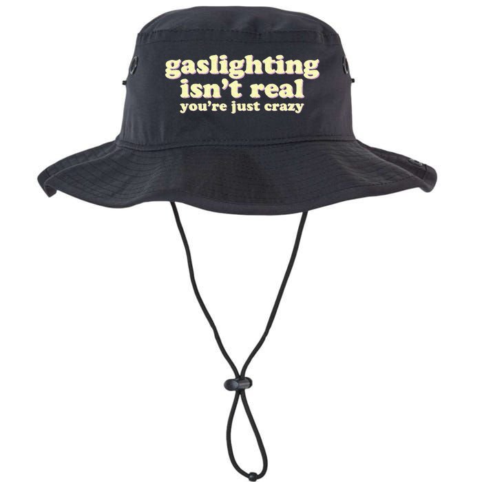 Gaslighting IsnT Real YouRe Just Crazy Funny Ironic Legacy Cool Fit Booney Bucket Hat