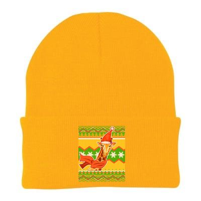 Giraffe Ugly Christmas Knit Cap Winter Beanie