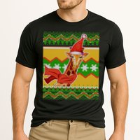 Giraffe Ugly Christmas Cooling Performance Crew T-Shirt