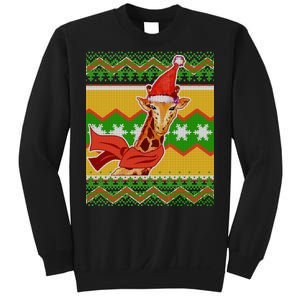 Giraffe Ugly Christmas Sweatshirt