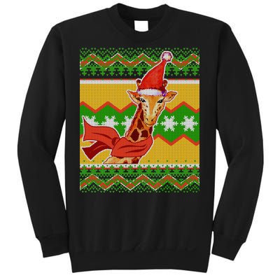 Giraffe Ugly Christmas Sweatshirt