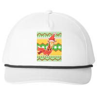 Giraffe Ugly Christmas Snapback Five-Panel Rope Hat