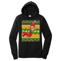 Giraffe Ugly Christmas Women's Pullover Hoodie