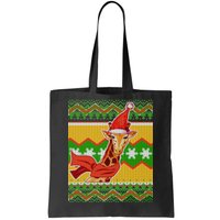 Giraffe Ugly Christmas Tote Bag