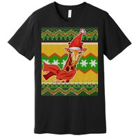 Giraffe Ugly Christmas Premium T-Shirt