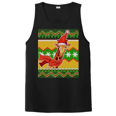 Giraffe Ugly Christmas PosiCharge Competitor Tank