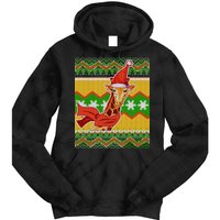 Giraffe Ugly Christmas Tie Dye Hoodie