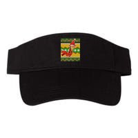 Giraffe Ugly Christmas Valucap Bio-Washed Visor