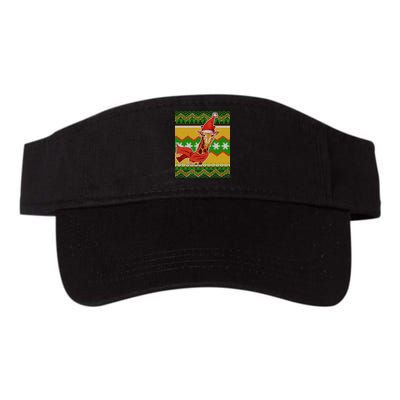 Giraffe Ugly Christmas Valucap Bio-Washed Visor