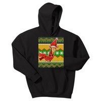 Giraffe Ugly Christmas Kids Hoodie