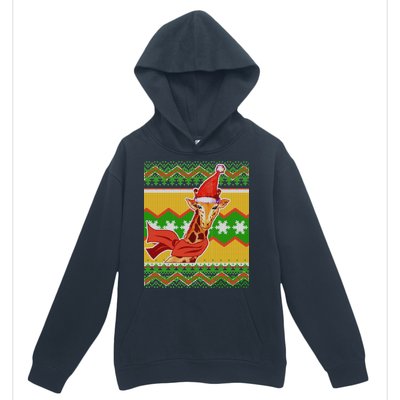 Giraffe Ugly Christmas Urban Pullover Hoodie