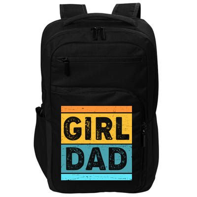 Girl Dad Distressed Color Block Impact Tech Backpack