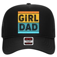 Girl Dad Distressed Color Block Hat