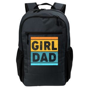 Girl Dad Distressed Color Block Daily Commute Backpack