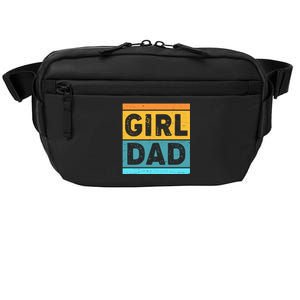 Girl Dad Distressed Color Block Crossbody Pack