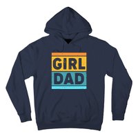 Girl Dad Distressed Color Block Hoodie