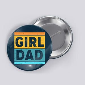 Girl Dad Distressed Color Block Button