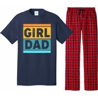 Girl Dad Distressed Color Block Pajama Set