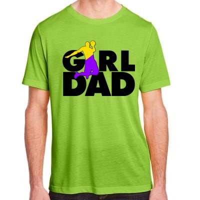 Girl Dad Dunking Tribute Adult ChromaSoft Performance T-Shirt