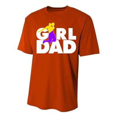 Girl Dad Dunking Tribute Performance Sprint T-Shirt