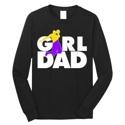 Girl Dad Dunking Tribute Long Sleeve Shirt