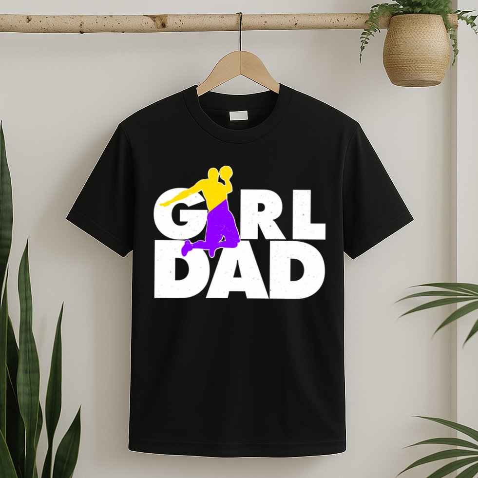 Girl Dad Dunking Tribute T-Shirt