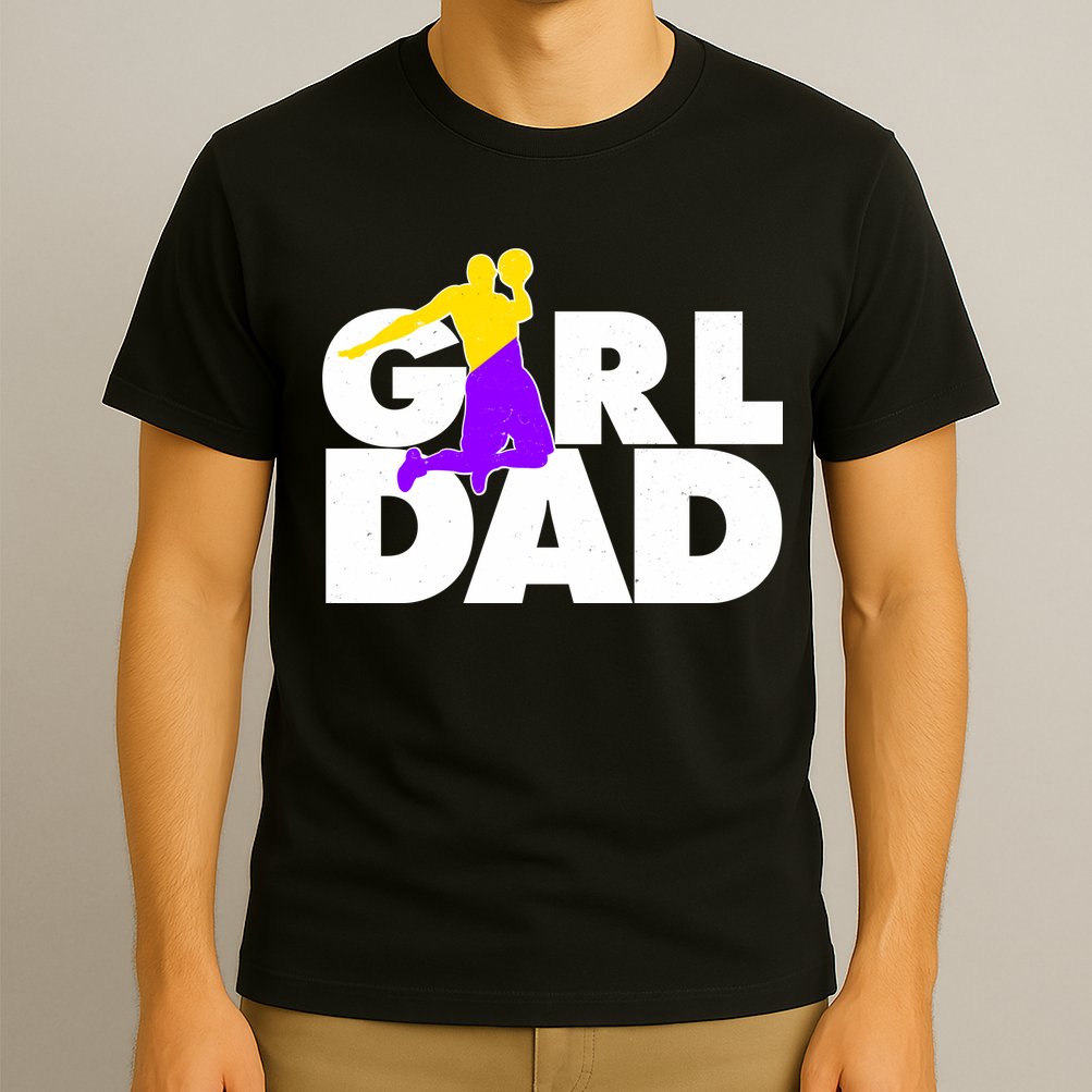 Girl Dad Dunking Tribute T-Shirt