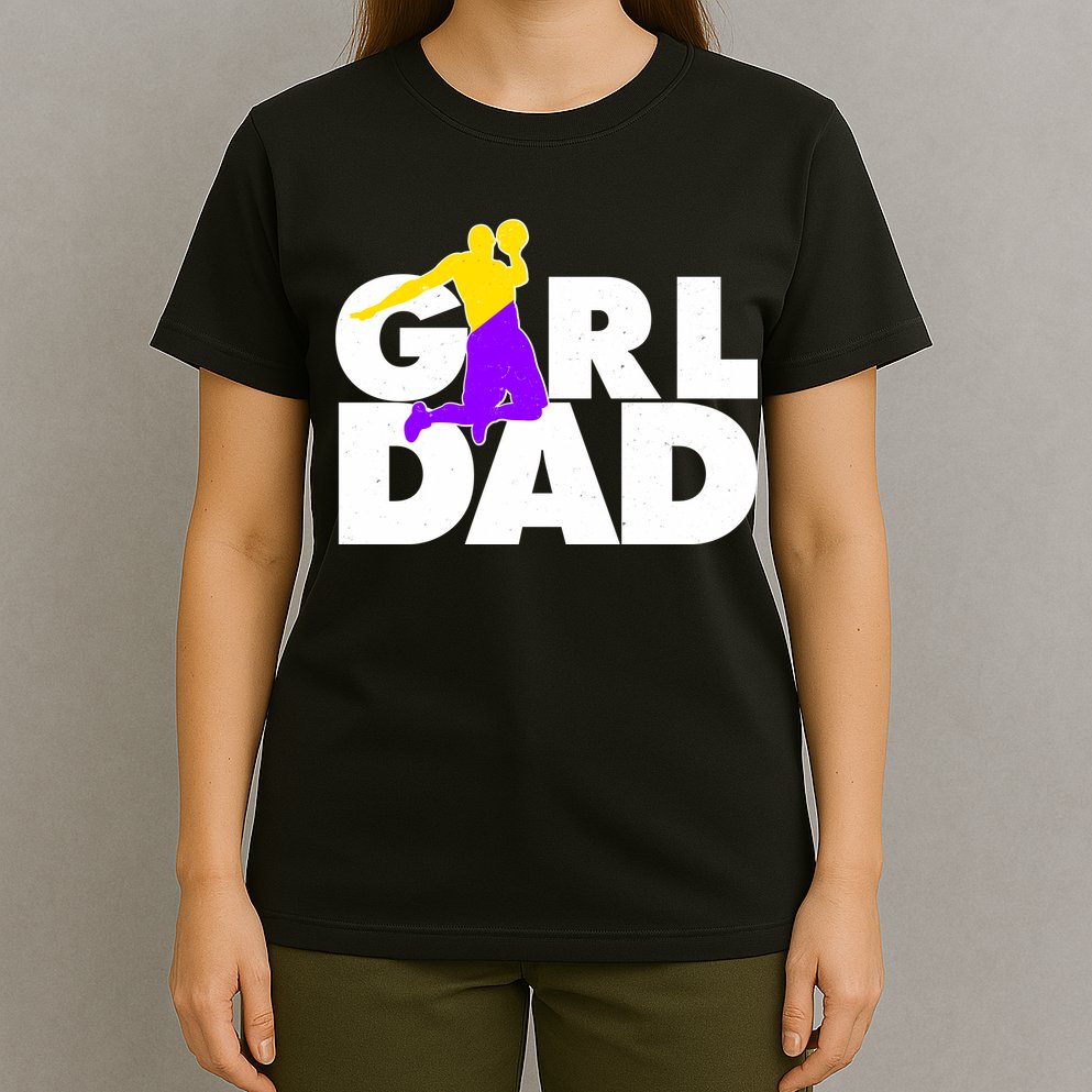Girl Dad Dunking Tribute T-Shirt