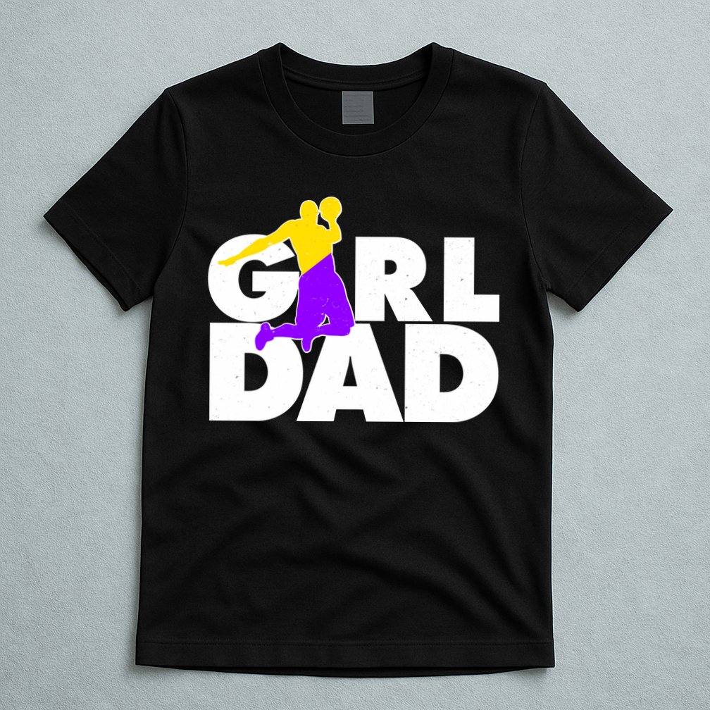 Girl Dad Dunking Tribute T-Shirt