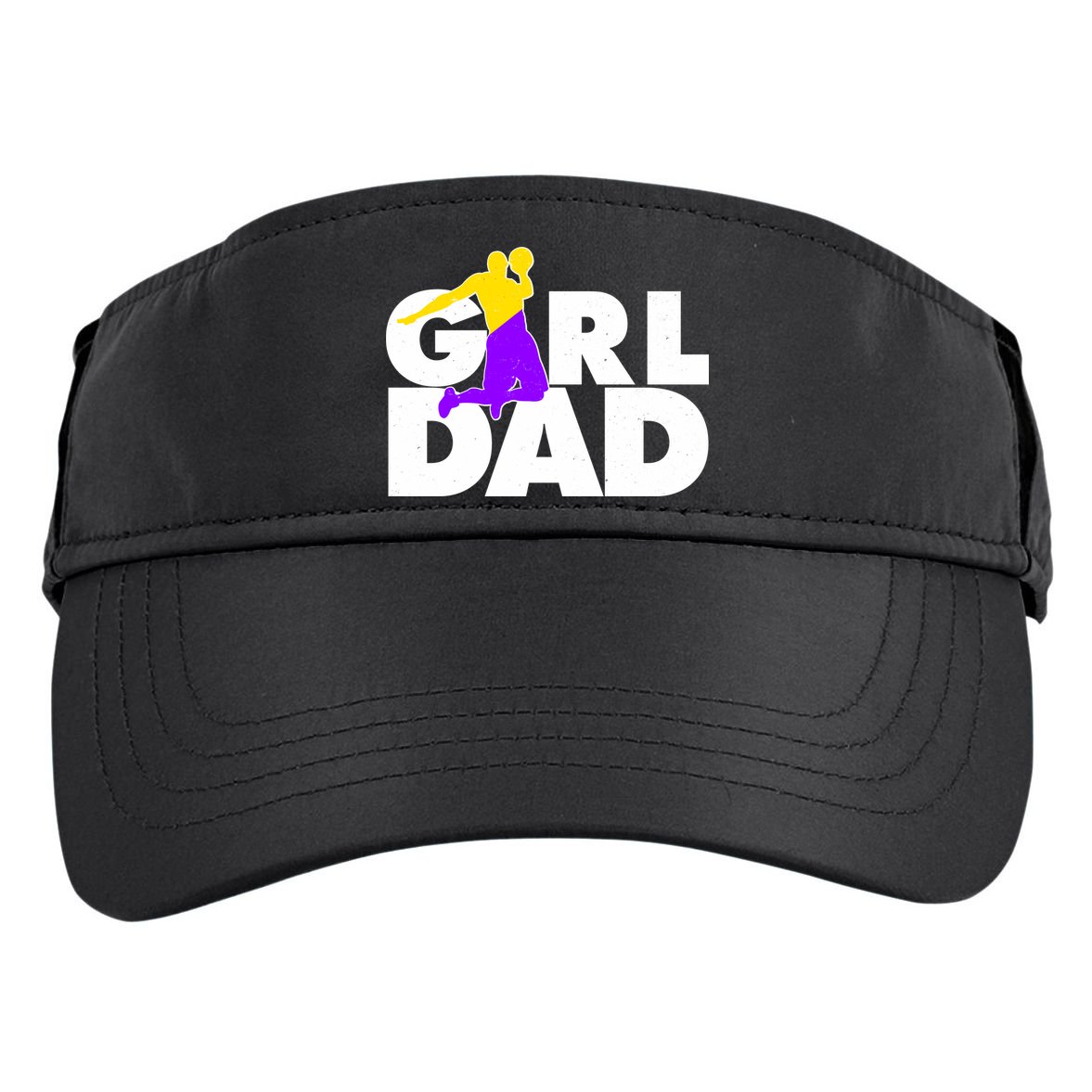 Girl Dad Dunking Tribute Adult Drive Performance Visor