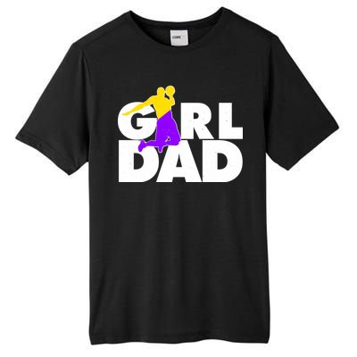 Girl Dad Dunking Tribute Tall Fusion ChromaSoft Performance T-Shirt