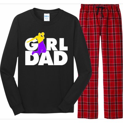 Girl Dad Dunking Tribute Long Sleeve Pajama Set