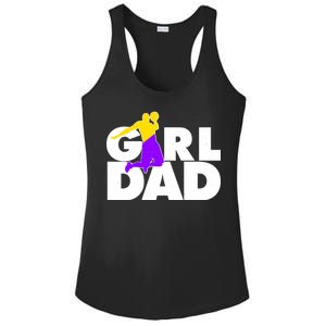 Girl Dad Dunking Tribute Ladies PosiCharge Competitor Racerback Tank