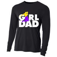 Girl Dad Dunking Tribute Cooling Performance Long Sleeve Crew