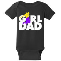 Girl Dad Dunking Tribute Baby Bodysuit