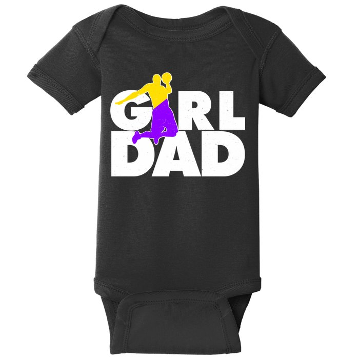 Girl Dad Dunking Tribute Baby Bodysuit